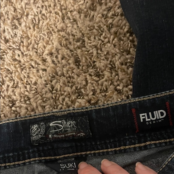 Silver Jeans Dark Blue Boot Cut Women's Jeans - Picture 2 of 5